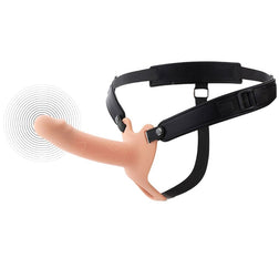 HIDDEN DESIRE INFERNO MANCHON PENIS VIBRANT AVEC STRAP ON 16 CM