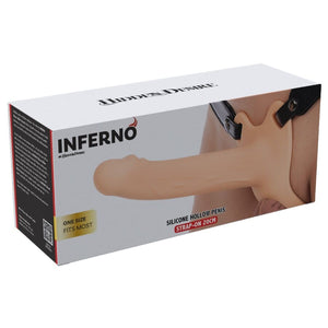 HIDDEN DESIRE INFERNO MANCHON PENIS AVEC STRAP ON 20 CM
