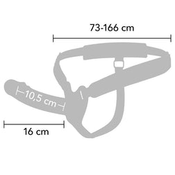 HIDDEN DESIRE INFERNO MANCHON PENIS AVEC SANGLE 16 CM