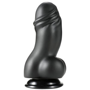 Gode épais courbé stimulation prostate ventouse 19 cm — gros plan