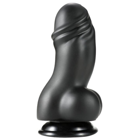 Gode épais courbé stimulation prostate ventouse 19 cm — gros plan