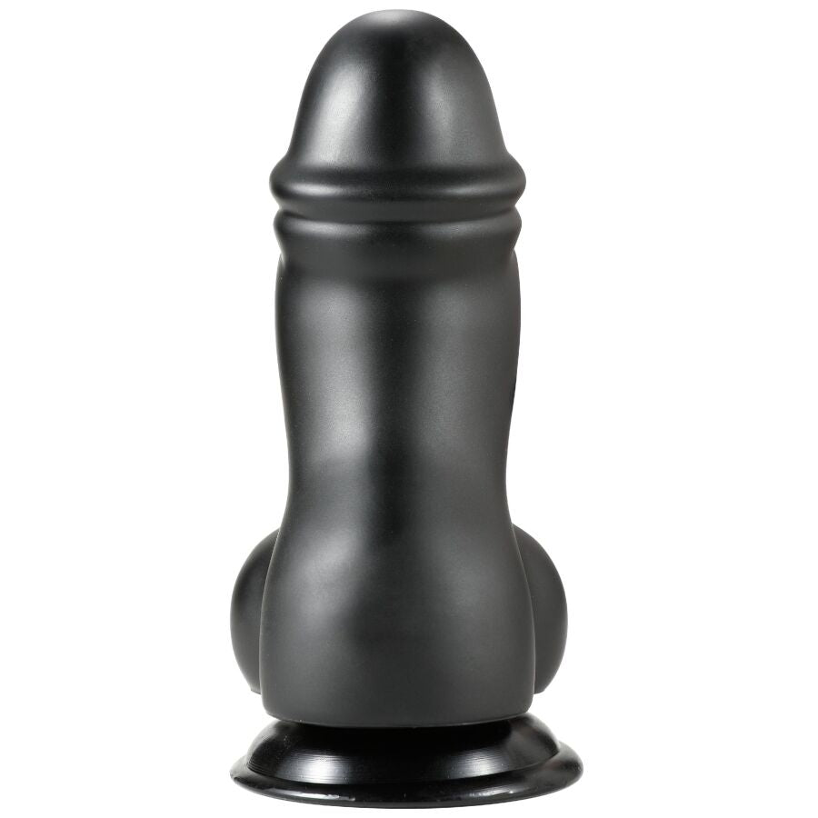 Gode épais courbé stimulation prostate ventouse 19 cm — en situation