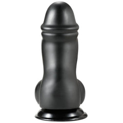 Gode épais courbé stimulation prostate ventouse 19 cm — en situation