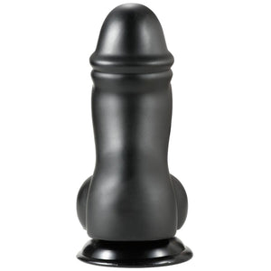 Gode épais courbé stimulation prostate ventouse 19 cm — en situation
