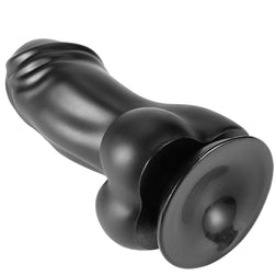 Gode épais courbé stimulation prostate ventouse 19 cm — emballage