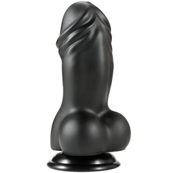 Gode épais courbé stimulation prostate ventouse 19 cm — texture visible