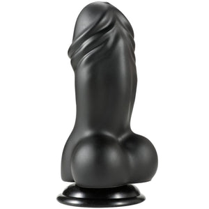 Gode épais courbé stimulation prostate ventouse 19 cm — texture visible