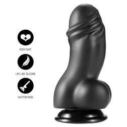 Gode ventouse modèle Inferno Fat Boys en TPE chair 19.0 cm pour le plaisir intime.