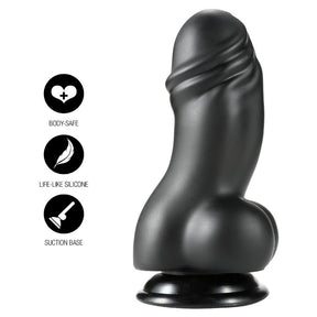 Gode épais courbé stimulation prostate ventouse 19 cm — Inferno Fat Boys · Hidden Desire · Godes XL & Géant