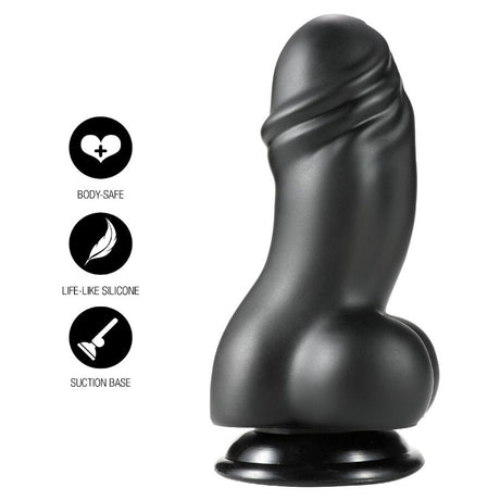 Gode épais courbé stimulation prostate ventouse 19 cm — Inferno Fat Boys · Hidden Desire · Godes XL & Géant