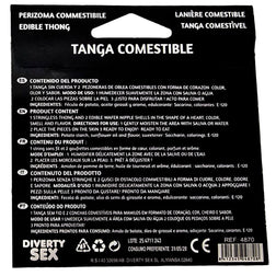 Essbarer Vanille-Oblatenstring + 2 Herz-Nippelcover – Hotflowers
