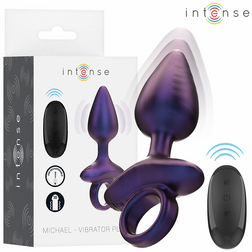 Plug anal vibrant télécommandé violet avec télécommande sans fil