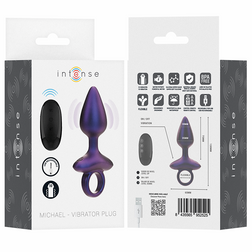 Packaging du plug anal vibrant télécommandé Michael
