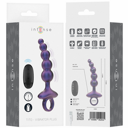 INTENSE TITO PLUG ANAL VIBRANT MODELE 3 TELECOMMANDE