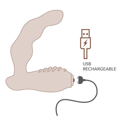 Masseur prostate et périnée vibrant 16 modes rechargeable — Nova