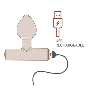 ROCKS OFF NOVA ASTRYX PREMIUM PLUG ANAL RECARGABLE 16 FUNCIONES NEGRO