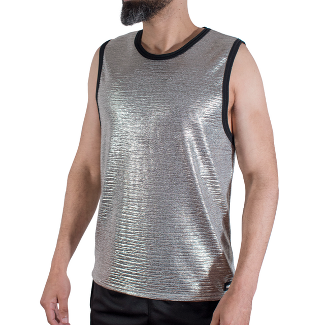 MACHO CAMISETA BRILLO TEXTURA S M