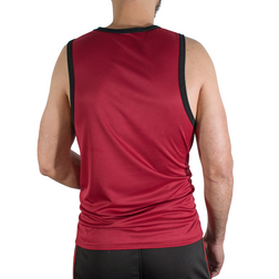 Macho CMV003 burgundy gym tank top, size S/M