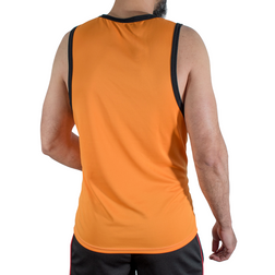 MACHO CMV005 CAMISETA GYM NARANJA S M