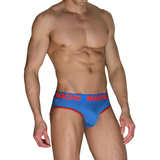 MACHO MCH005 SLIP CLASICO AZULON ROJO S