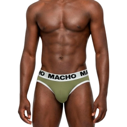 Macho Underwear brief, Macho model in green.