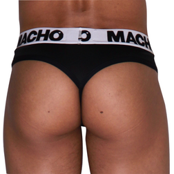 MACHO MTG002 Black Thong S