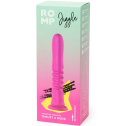 Gode vibrant Jiggle ventouse - vue produit de profil