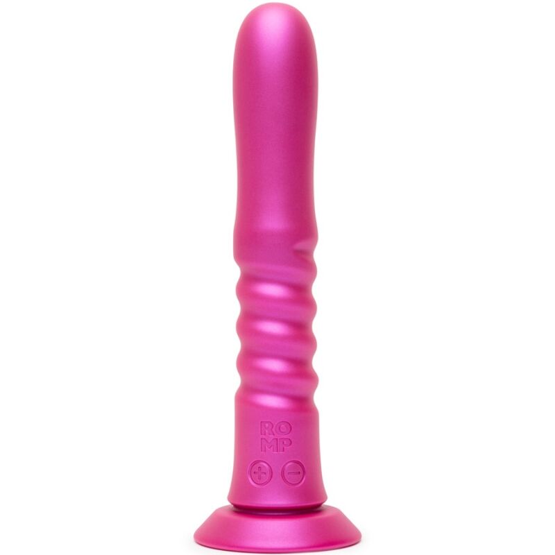 ROMP JIGGLE VIBRATEUR A VENTOUSE ROSE AVEC MOUVEMENTS DE HAUT EN BAS