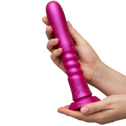 Gode vibrant Jiggle ventouse - accessoires inclus visibles