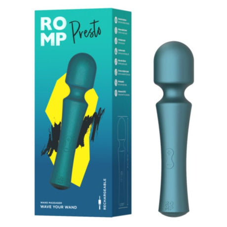 Masturbateur homme de la marque Romp modèle Presto en Silicone vert pour le plaisir intime.