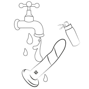ROMP DIZI GODEMICHET EN SILICONE AVEC VENTOUSE TRICOLE 18 CM