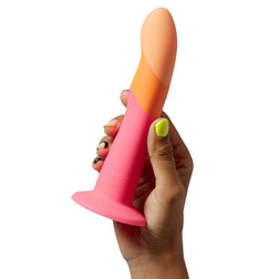 Gode silicone Dizi 18 cm ventouse - vue détaillée produit