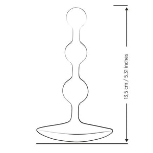 ROMP AMP PERLES ANALES EN SILICONE FLEXIBLE VIOLETTES 125 CM