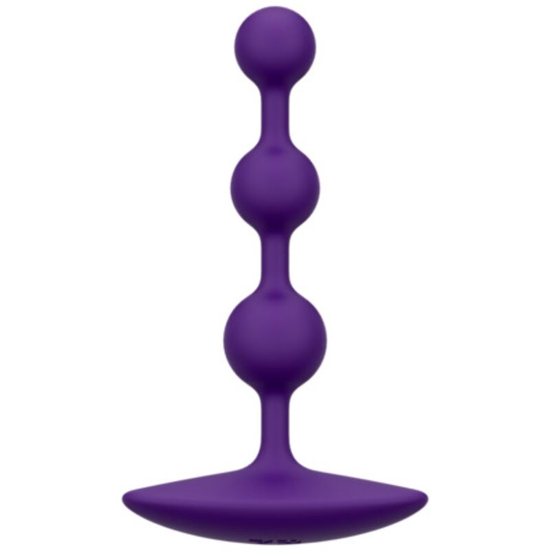 ROMP AMP PERLES ANALES EN SILICONE FLEXIBLE VIOLETTES 125 CM