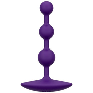 ROMP AMP PERLES ANALES EN SILICONE FLEXIBLE VIOLETTES 125 CM