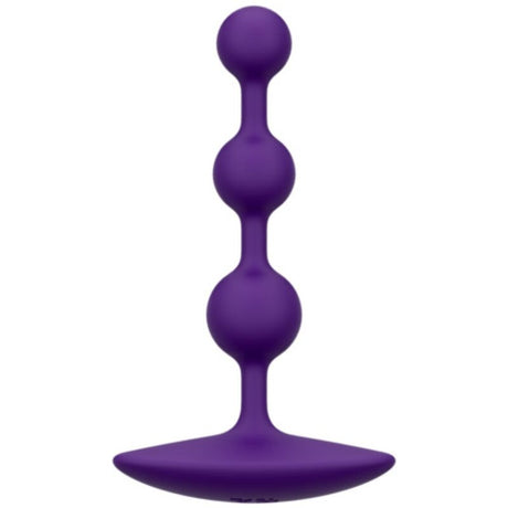 ROMP AMP PERLES ANALES EN SILICONE FLEXIBLE VIOLETTES 125 CM