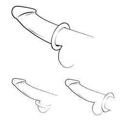 ROMP REMIX TRIO ENSEMBLE DE 3 ANNEAUX PENIS EN SILICONE VIOLETTES