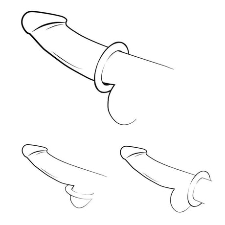 ROMP REMIX TRIO ENSEMBLE DE 3 ANNEAUX PENIS EN SILICONE VIOLETTES