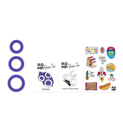 ROMP REMIX TRIO ENSEMBLE DE 3 ANNEAUX PENIS EN SILICONE VIOLETTES