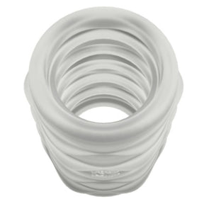 ROMP MOSH MASTURBATEUR MALE TRANSPARENT AVEC GAINE REVERSIBLE DE 6 CM