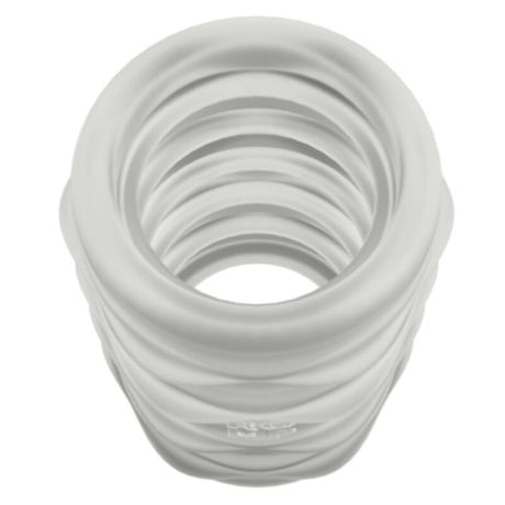 ROMP MOSH MASTURBATEUR MALE TRANSPARENT AVEC GAINE REVERSIBLE DE 6 CM