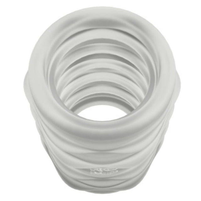 ROMP MOSH MASTURBATEUR MALE TRANSPARENT AVEC GAINE REVERSIBLE DE 6 CM