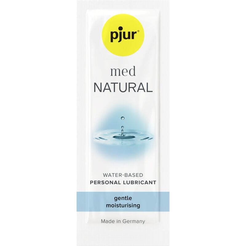 PJUR MED LUBRIFIANT NATUREL BASE EAU 2 ML