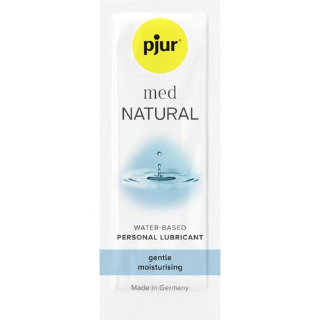 PJUR MED LUBRIFIANT NATUREL BASE EAU 2 ML