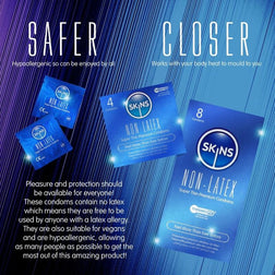 SKINS Non-Latex ultra-thin condoms, pack of 4