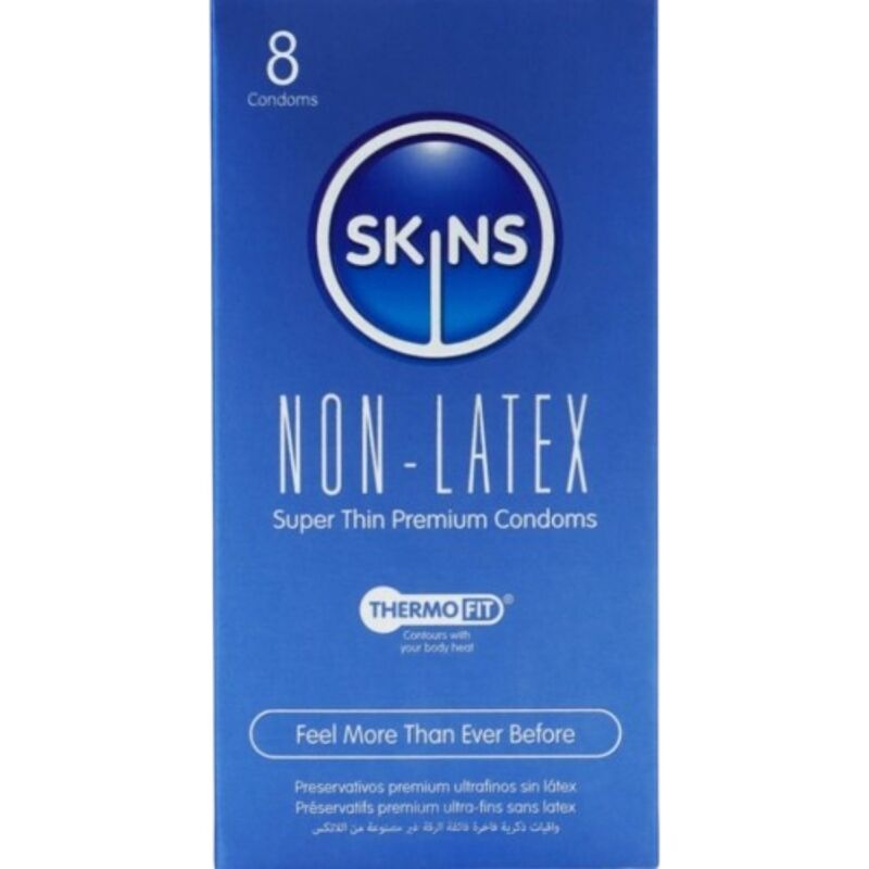 SKINS PRESERVATIFS SANS LATEX PAQUET DE 8