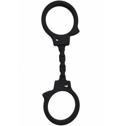 Menottes de la marque Diablo Picante en Silicone noir pour le plaisir intime.