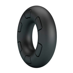 CRAZY BULL EXTRA-SOFT SILICONE COCK RING BERTRAM BLACK