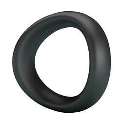 CRAZY BULL VALEN ERGONOMIC COCK RING IN BLACK SILICONE