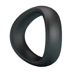 CRAZY BULL VALEN ERGONOMIC COCK RING IN BLACK SILICONE